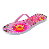 Bright Boho Gumnut Bloem Bloemen Teenslippers (Schuin)