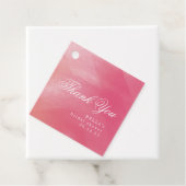 Bright Boho Ombre Vrijgezellenfeest Hartelijk dank Bedankjes Labels (In situ)