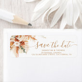 Bright Boho Sla de datum van de bruiloft retour ad Etiket