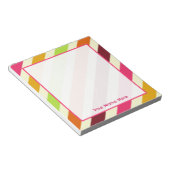 Bright Boho Stripes - Aangepast Notitieblok (Schuin)