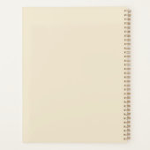 Bright, Boho Sunshine, Schattige Jaarlijks Planner (Achterkant)