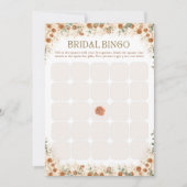 Bright Bold Bloemen Boho Vrijgezellenfeest Bingo S (Voorkant)