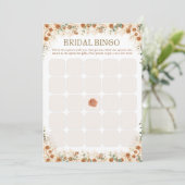 Bright Bold Bloemen Boho Vrijgezellenfeest Bingo S (Staand voorkant)