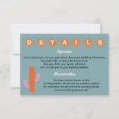 Bright Bold Cowboy Westerne Details Informatie Kaart (Voorkant)