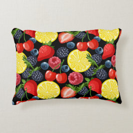 Bright Bold Fruit Kussen