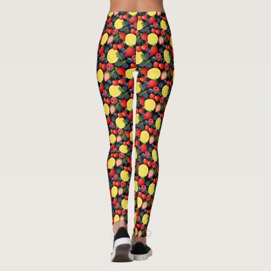 Bright & Bold Fruit Leggings (Achterkant)