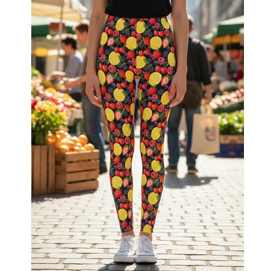 Bright & Bold Fruit Leggings