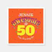 Bright Bold Geweldige op 50 Servet (Voorkant)