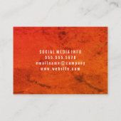 Bright Bold Grunge Visitekaartje (Achterkant)