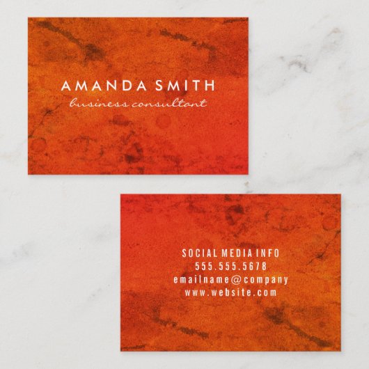 Bright Bold Grunge Visitekaartje (Voorkant / Achterkant)