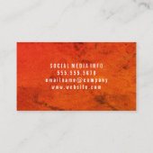 Bright Bold Grunge Visitekaartje (Achterkant)