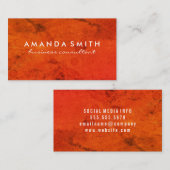 Bright Bold Grunge Visitekaartje (Voorkant / Achterkant)