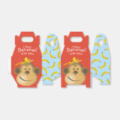 Bright Bold Kleurrijke Go Bananas Monkey Party Bedankdoosjes (Uitgevouwen)