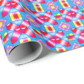 ~ Bright Bold Shades ~ 3D ~  Cadeaupapier (Rol Hoek)