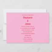 Bright Bold Sinaasappel Roze Kleurrijke Bloemen Br Kaart (Voorkant)