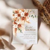 Bright Bold Terracotta Boho Bohemian Vrijgezellenf Kaart