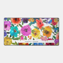 Bright & Bold Waterverf Floral gepersonaliseerd