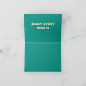 Bright Bon Voyage Vakantie Kaart (Binnen)