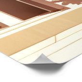 Bright Botanical Garden at the Door step Poster (Hoek)