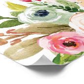 BRIGHT BOTANICAL WELKOM TO ONZE WEDDING-GRAY POSTER (Hoek)