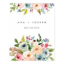 BRIGHT BOTANICAL WELKOM TO ONZE WEDDING MINIMAL