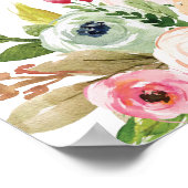 BRIGHT BOTANICAL WELKOM TO ONZE WEDDING POSTER-PIN POSTER (Hoek)