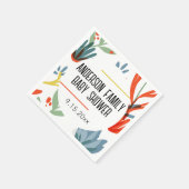 Bright Botanicals Baby shower Servet (Hoek)