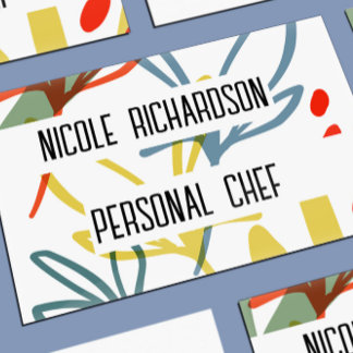 Bright Botanicals Modern Uniek Visitekaartje