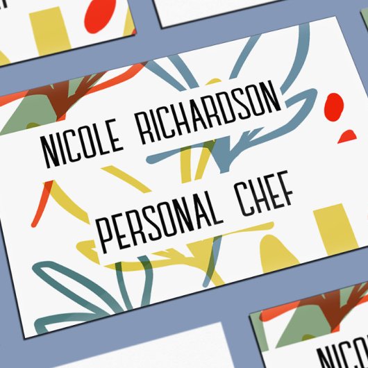 Bright Botanicals Modern Uniek Visitekaartje