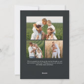 Bright Boughs | Botanische Kerstfoto Feestdagenkaart (Achterkant)