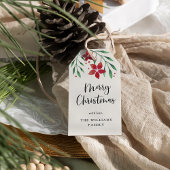 Bright Boughs Holiday Cadeaulabel