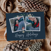 Bright Boughs | Twee foto vakantie Kaart