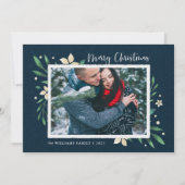 Bright Boughs | Vakantie fotokaart Feestdagenkaart (Voorkant)