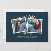 Bright Boughs | Vakantie fotokaart Feestdagenkaart (Achterkant)