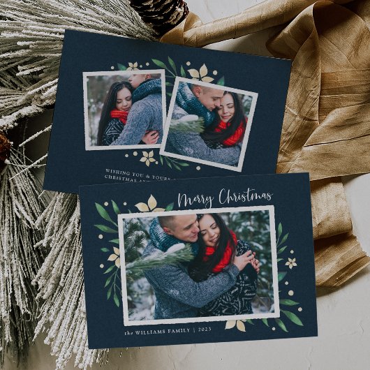 Bright Boughs | Vakantie fotokaart Feestdagenkaart