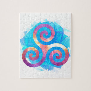 Bright breton triskel legpuzzel