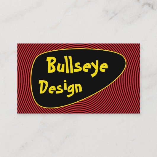 Bright Bullseye Visitekaartje (Voorkant)