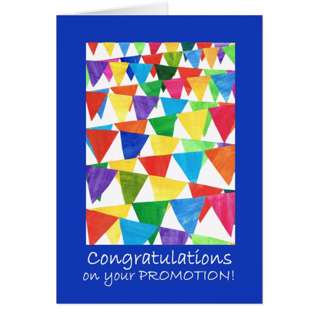 Bright Bunting gefeliciteerd met promotie (Voorkant)