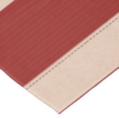 Bright Burgundy Red Stripes Tafelkleed (Gekanteld)