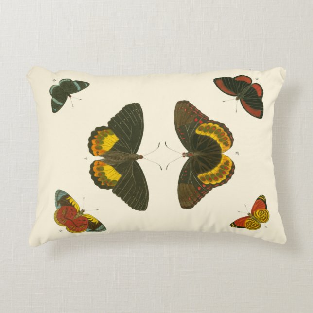 Bright Butterflies van Pieter Cramer Decoratief Kussen (Voorkant)