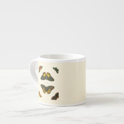 Bright Butterflies van Pieter Cramer Espresso Kop (Links)