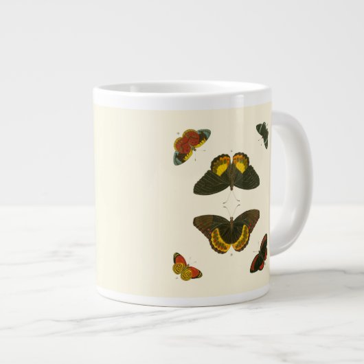 Bright Butterflies van Pieter Cramer Grote Koffiekop (Voorkant rechts)