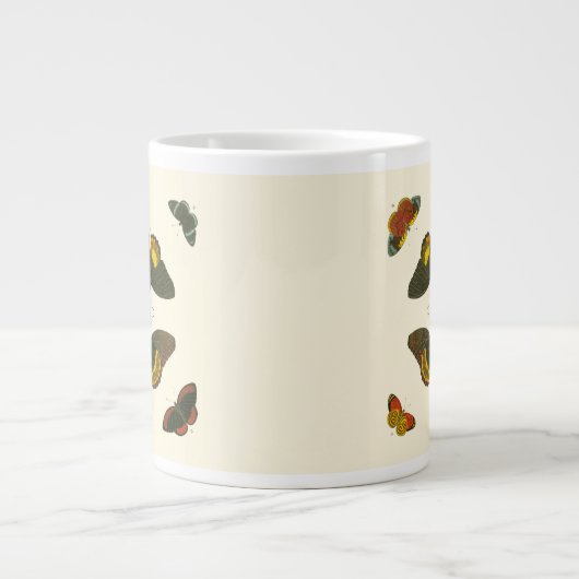 Bright Butterflies van Pieter Cramer Grote Koffiekop (Voorkant)