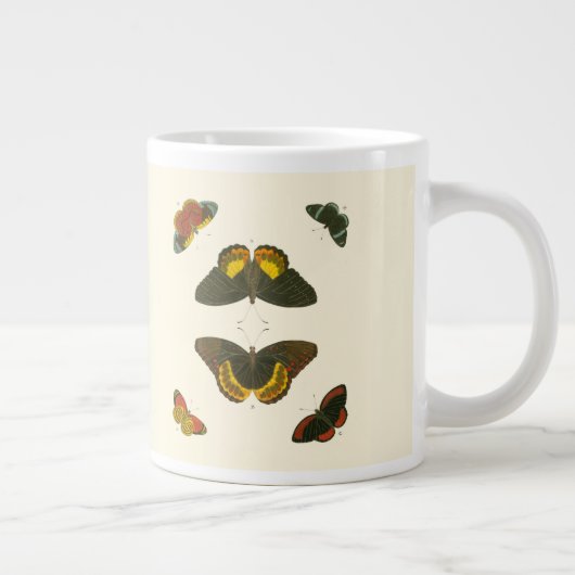 Bright Butterflies van Pieter Cramer Grote Koffiekop (Rechts)