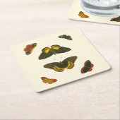 Bright Butterflies van Pieter Cramer Kartonnen Onderzetters (Schuin)