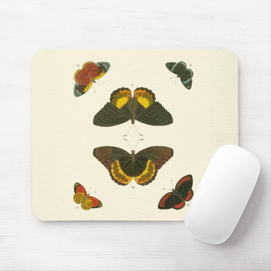 Bright Butterflies van Pieter Cramer Muismat (Met muis)