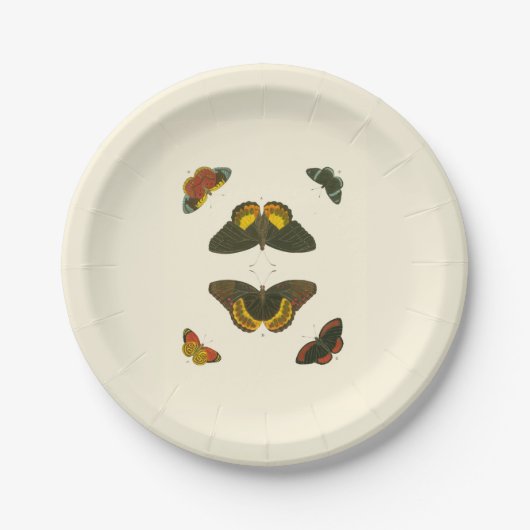 Bright Butterflies van Pieter Cramer Papieren Bordje (Voorkant)