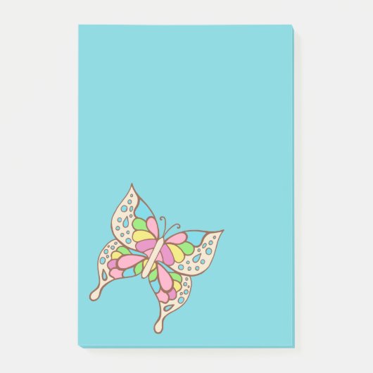 Bright Butterfly Post It Notes (Voorkant)