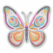 Bright Butterfly Sticker (Voorkant)