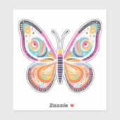 Bright Butterfly Sticker (Vel)